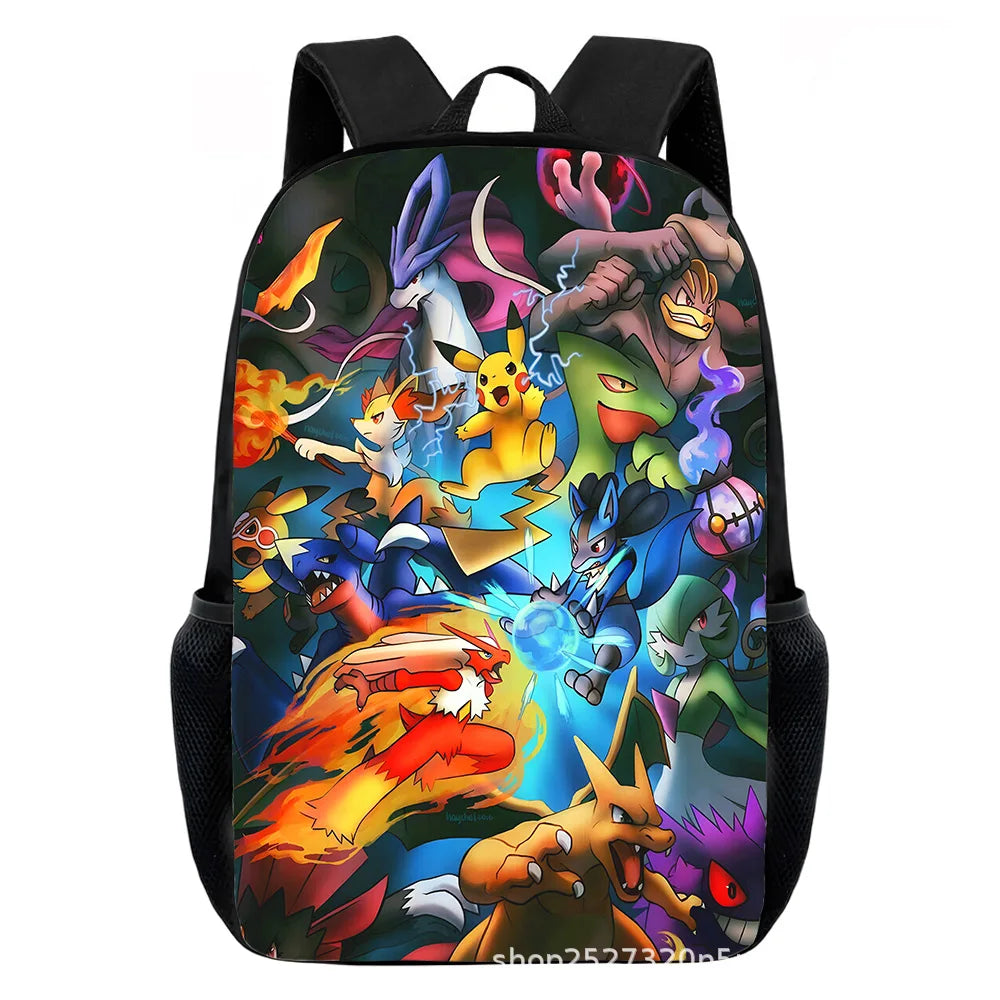 Cartoon Pikachu Backpacks