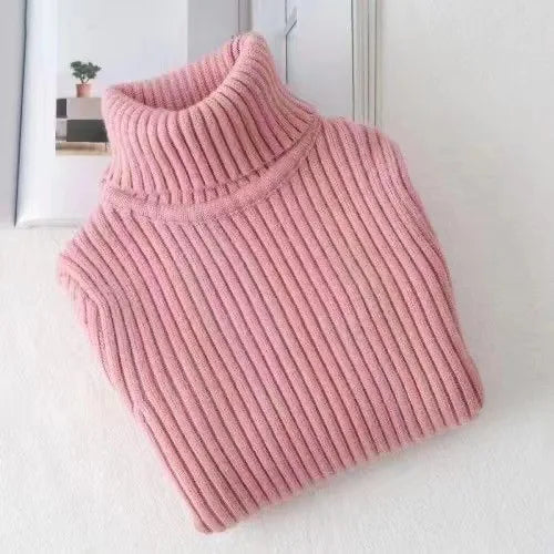 Fashion Girls Winter Turtleneck Knitted Sweaters