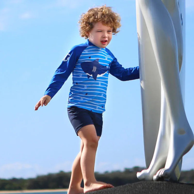 Boys Swim Wear Two Pieces Set  For 3 to 4 5 6 7 8 9 10 11 12 Years