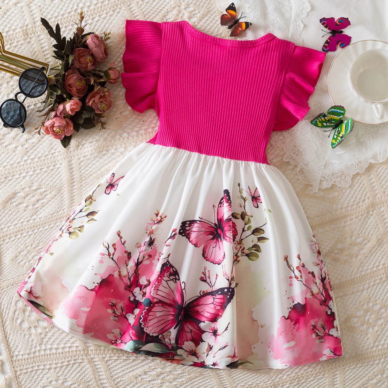 Ruffles Sleeveless Elegant Princess Dress