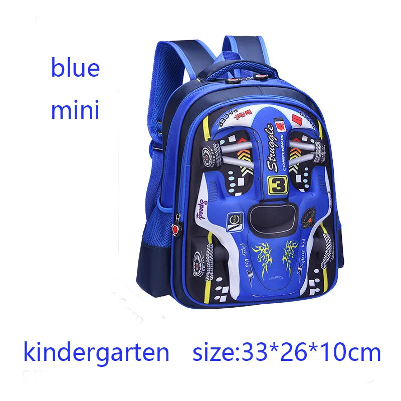 Racing 3D Kid Backpack