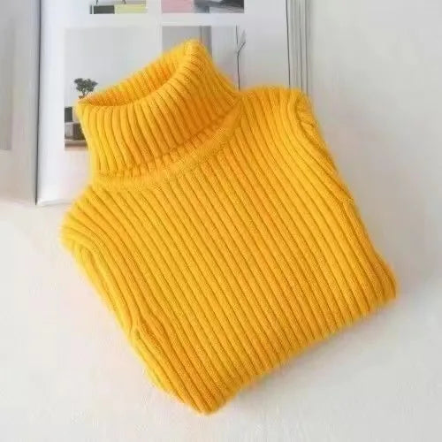 Fashion Girls Winter Turtleneck Knitted Sweaters