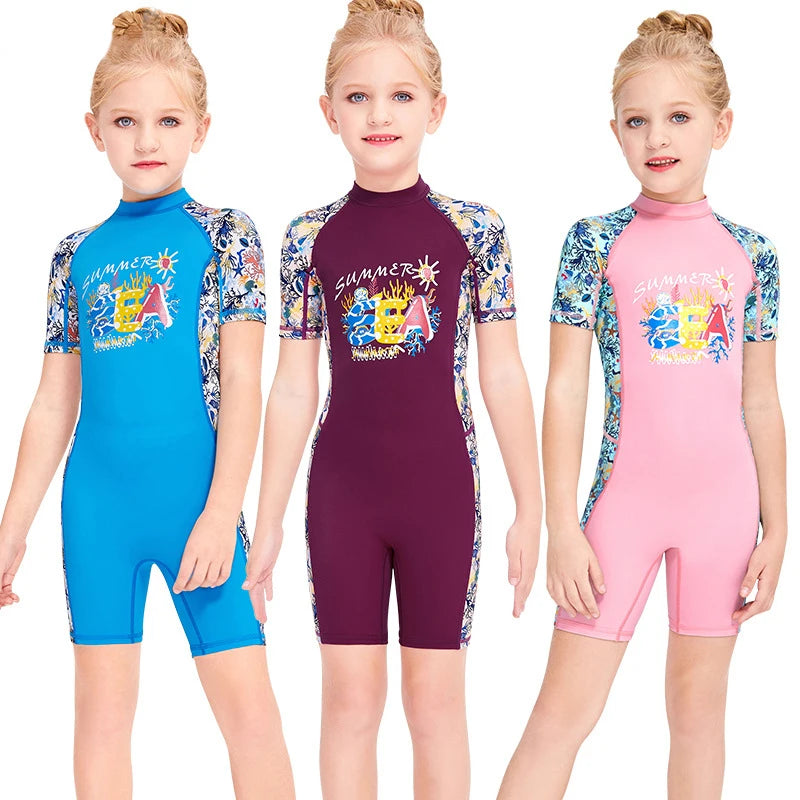 One Piece Swimsuits Girls Swimwear