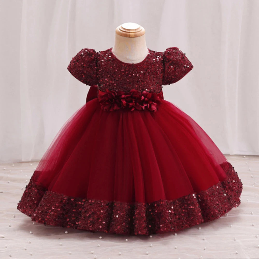 Cute Baby Gown For Christmas