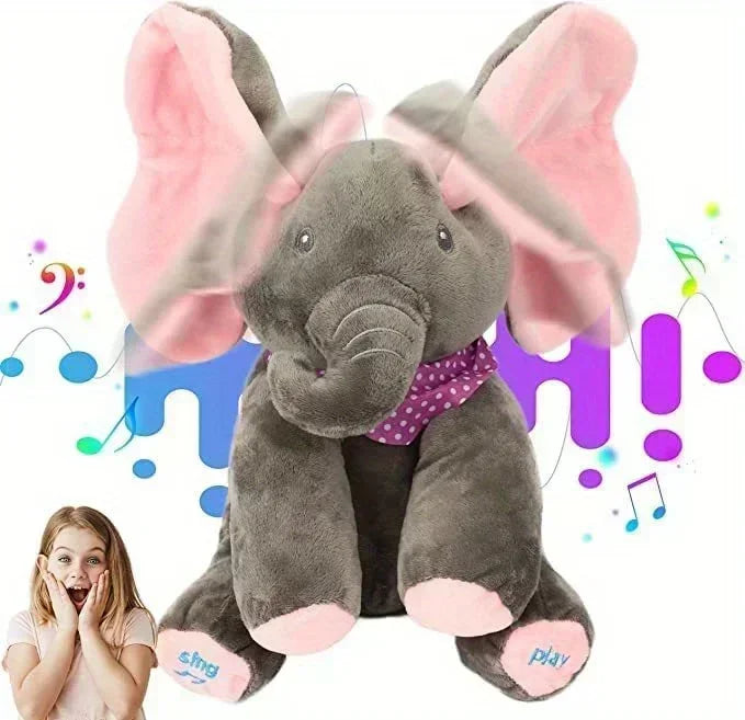 Hide-and-seek Elephant Plush Toy