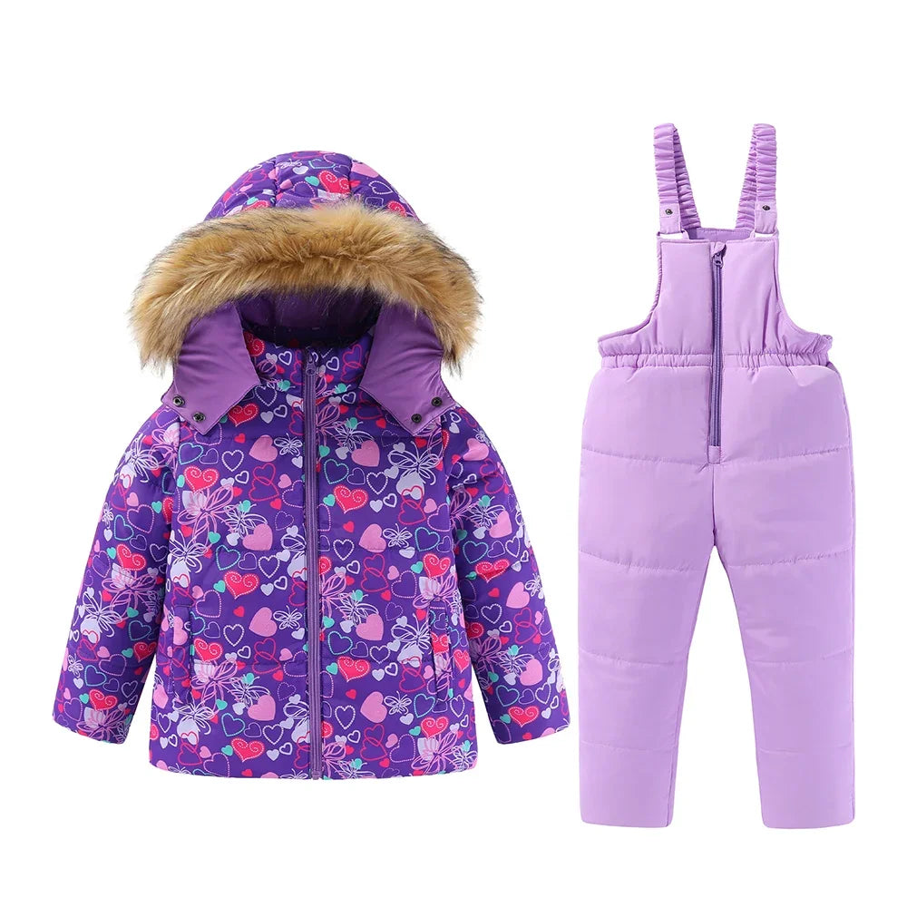 4-8T Kids Winter Warm Suit