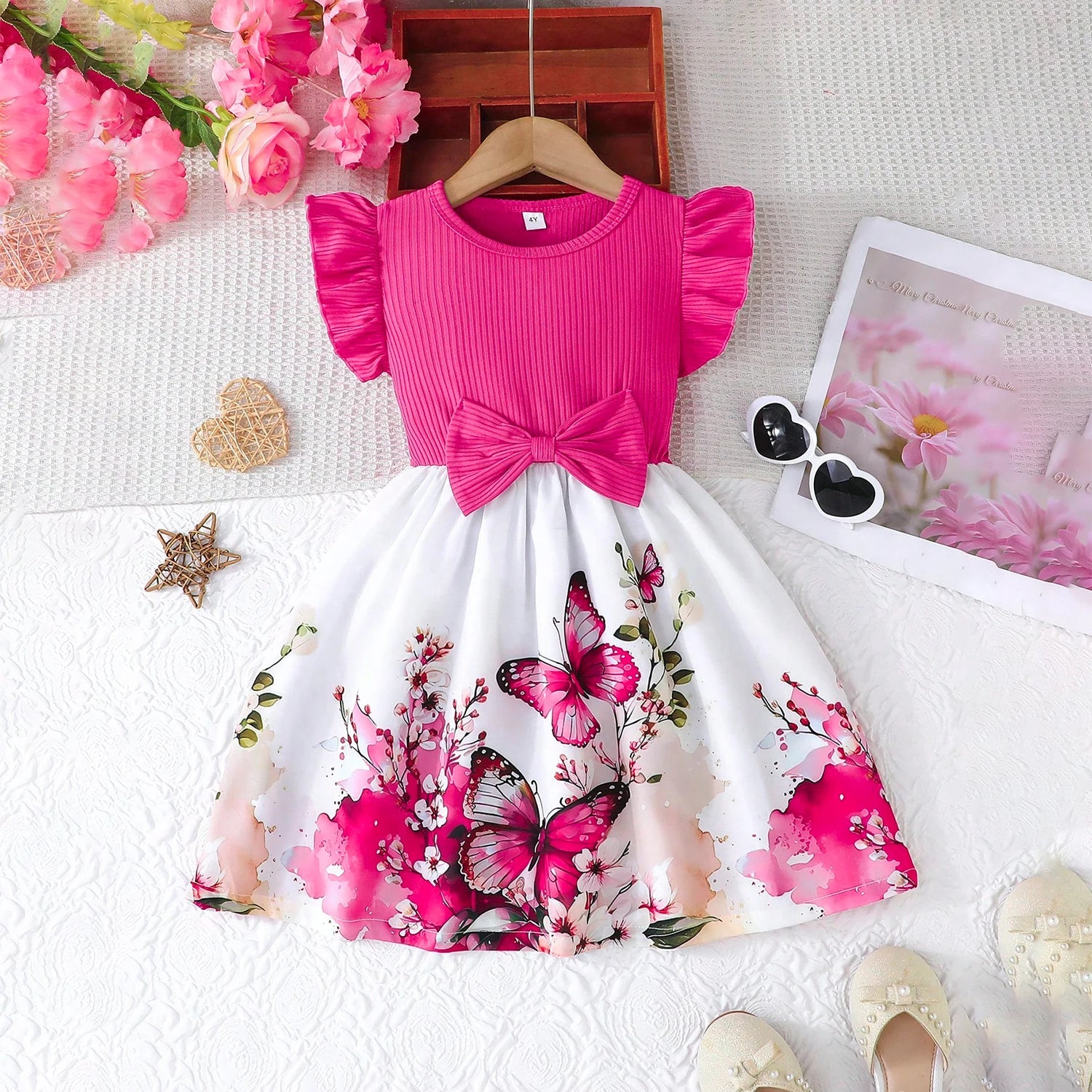 Ruffles Sleeveless Elegant Princess Dress