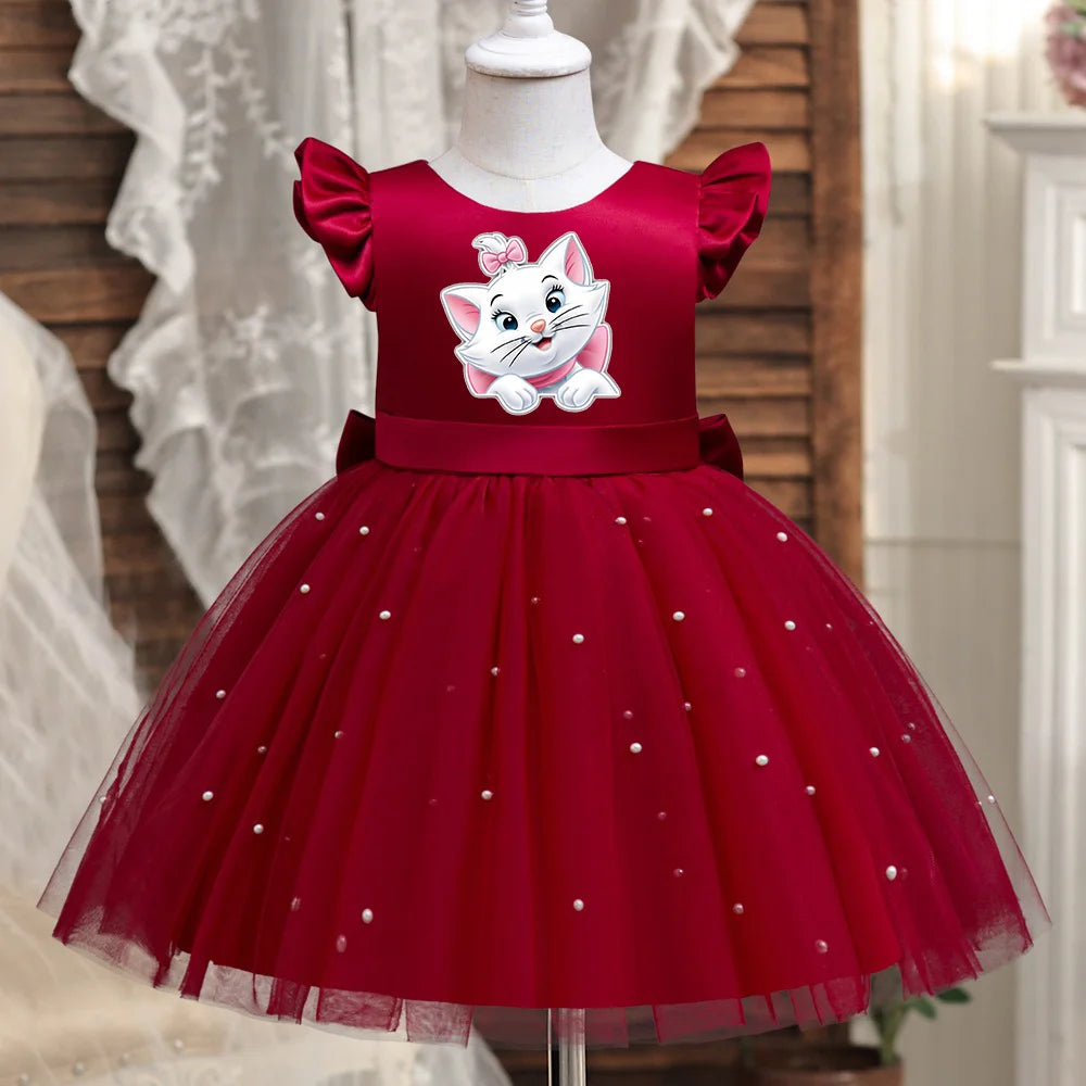 Marie Cat Toddler Girl  Dress