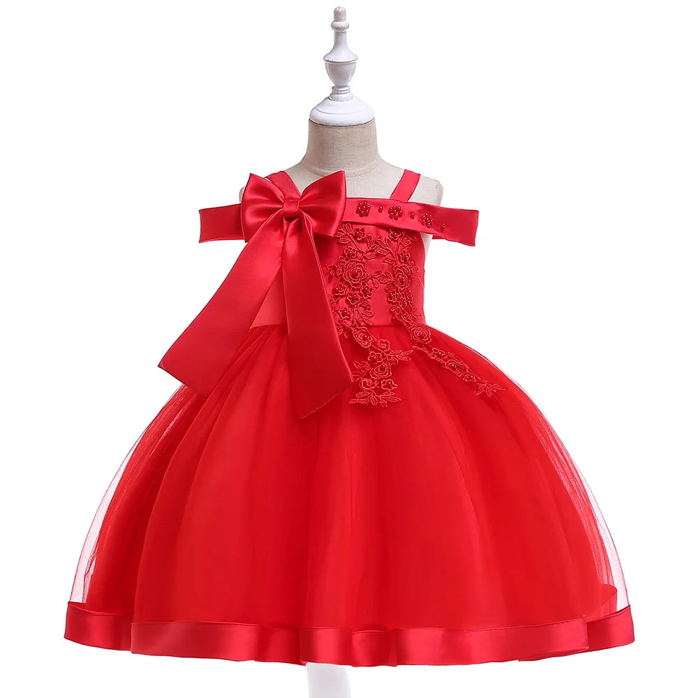 3-10 Years Kids Christmas Party Dresses For Girls