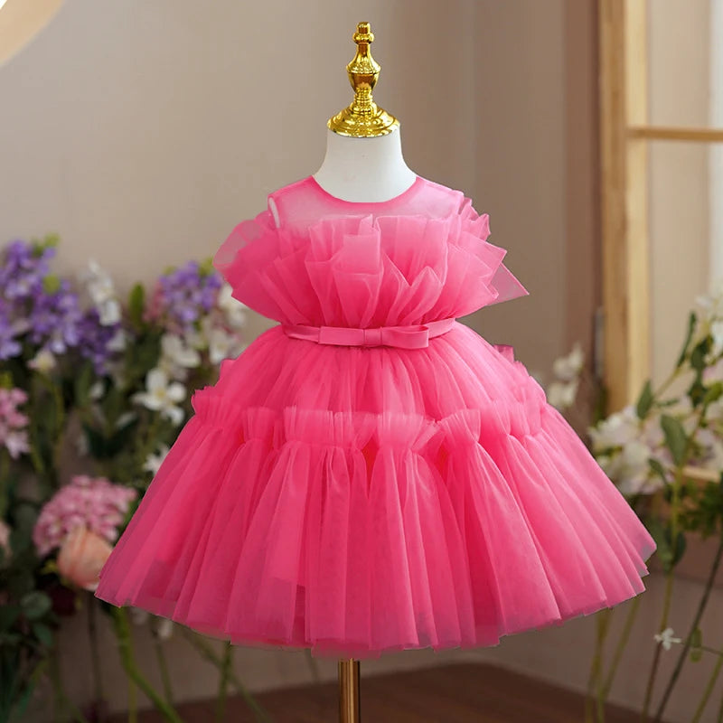 Flower  Princess Dresses for Girls 1-5 Yrs