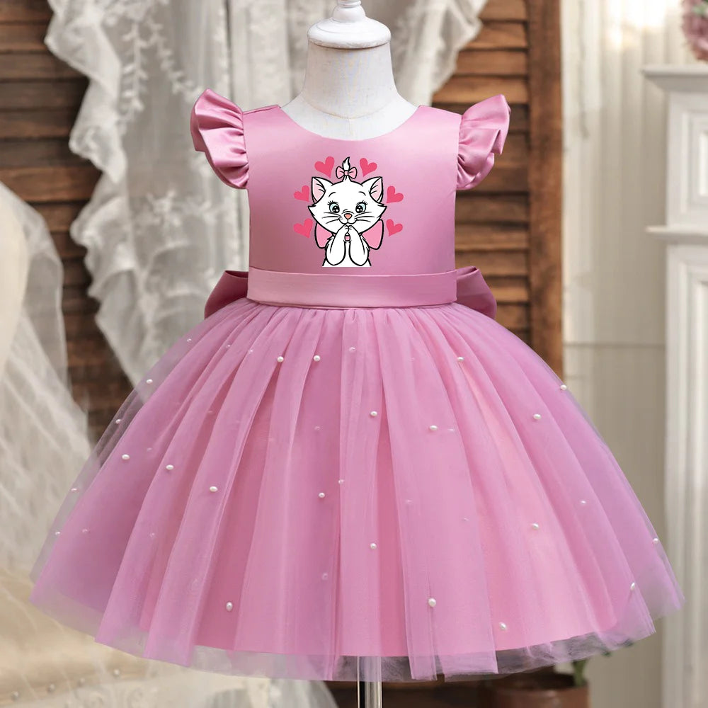 Marie Cat Toddler Girl  Dress