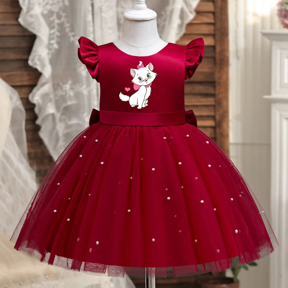Marie Cat Toddler Girl  Dress