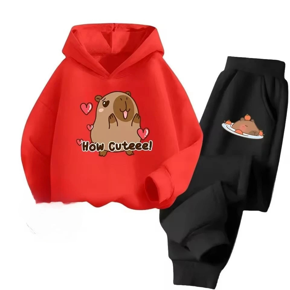 Warm Cartoon Capybara