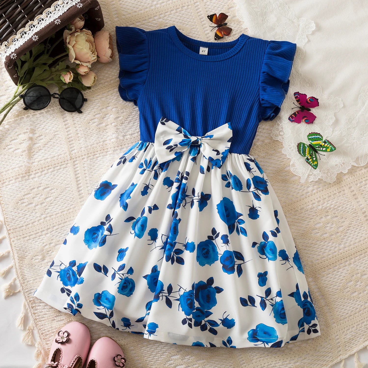 Ruffles Sleeveless Elegant Princess Dress