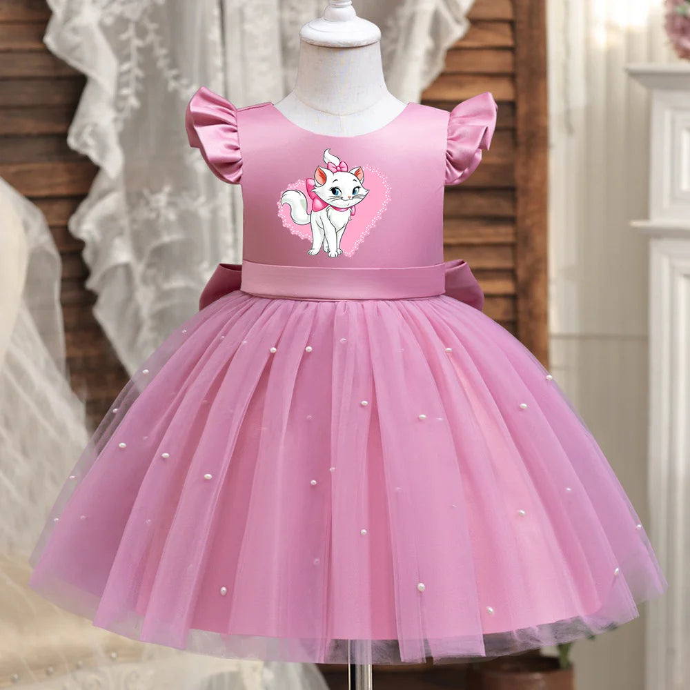 Marie Cat Toddler Girl  Dress