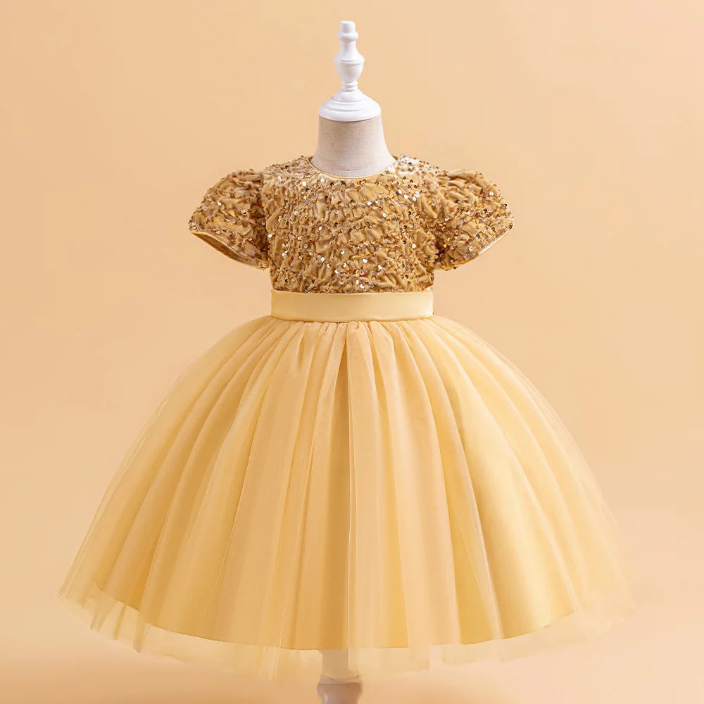Bow Party Dress For Girl