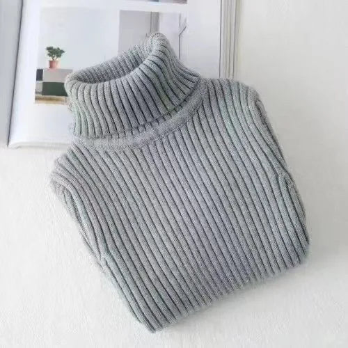 Fashion Girls Winter Turtleneck Knitted Sweaters