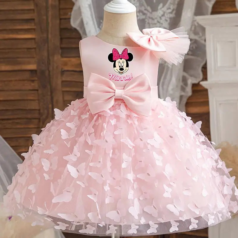Mickey Minnie Mouse Girls Princess Butterfly Dresses For Kids Birthday & Christmas Party