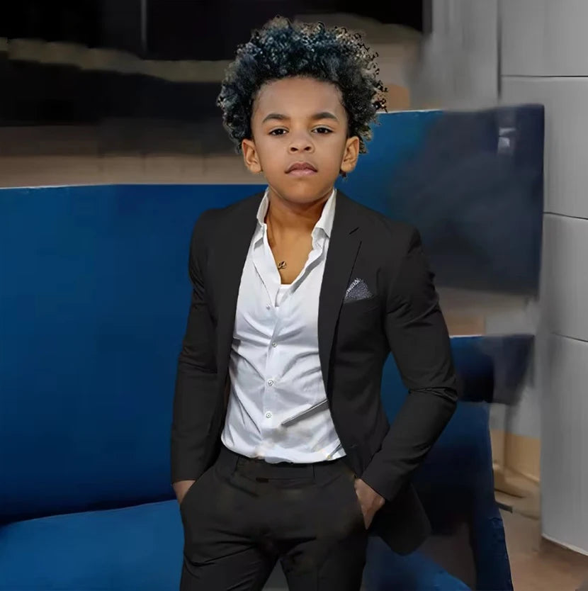 Boys Suits Suit (Jacket + Trousers) – Stylish Slim Fit