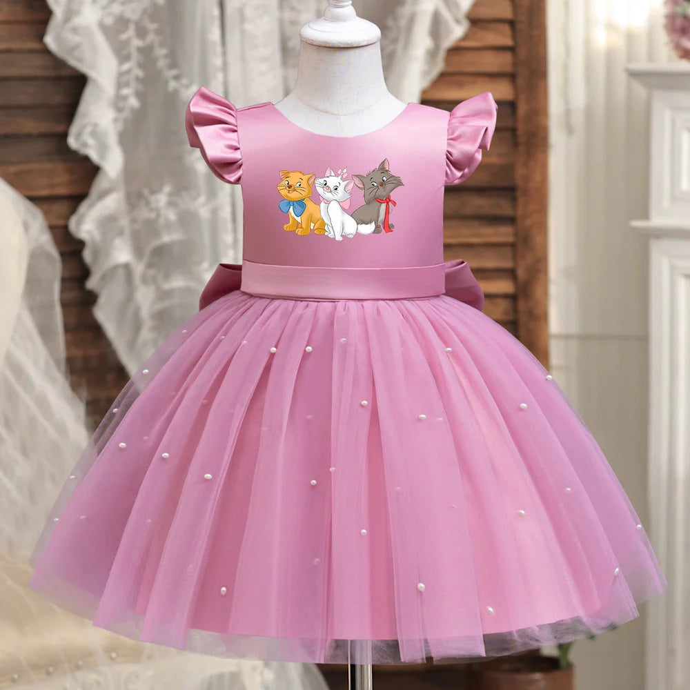 Marie Cat Toddler Girl  Dress