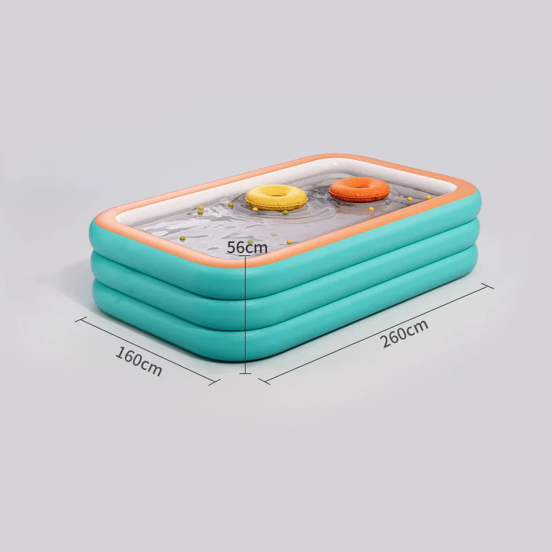 1 piece of super large family ocean giant inflatable swimming pool .