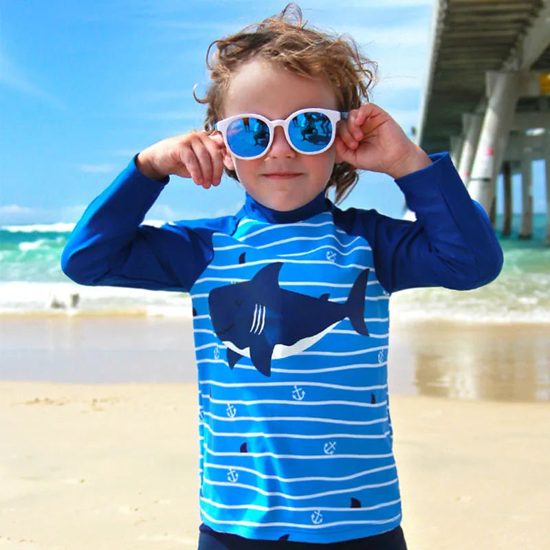 Boys Swim Wear Two Pieces Set  For 3 to 4 5 6 7 8 9 10 11 12 Years