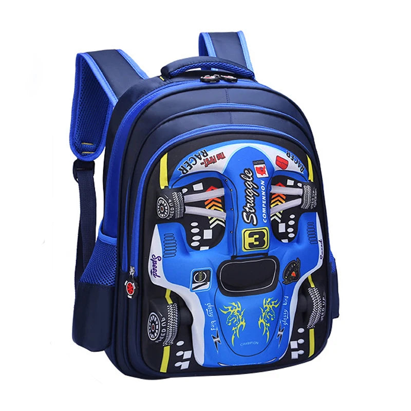 Racing 3D Kid Backpack