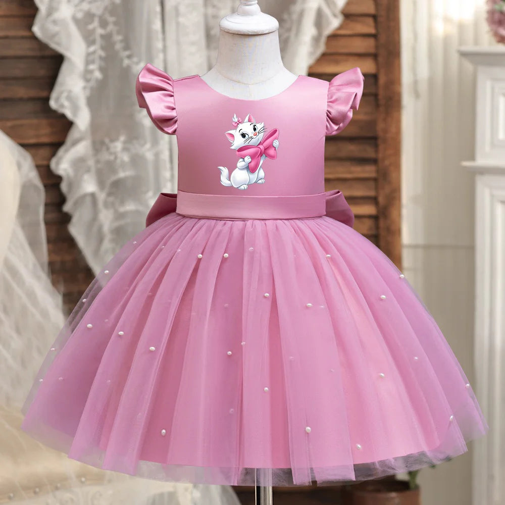 Marie Cat Toddler Girl  Dress