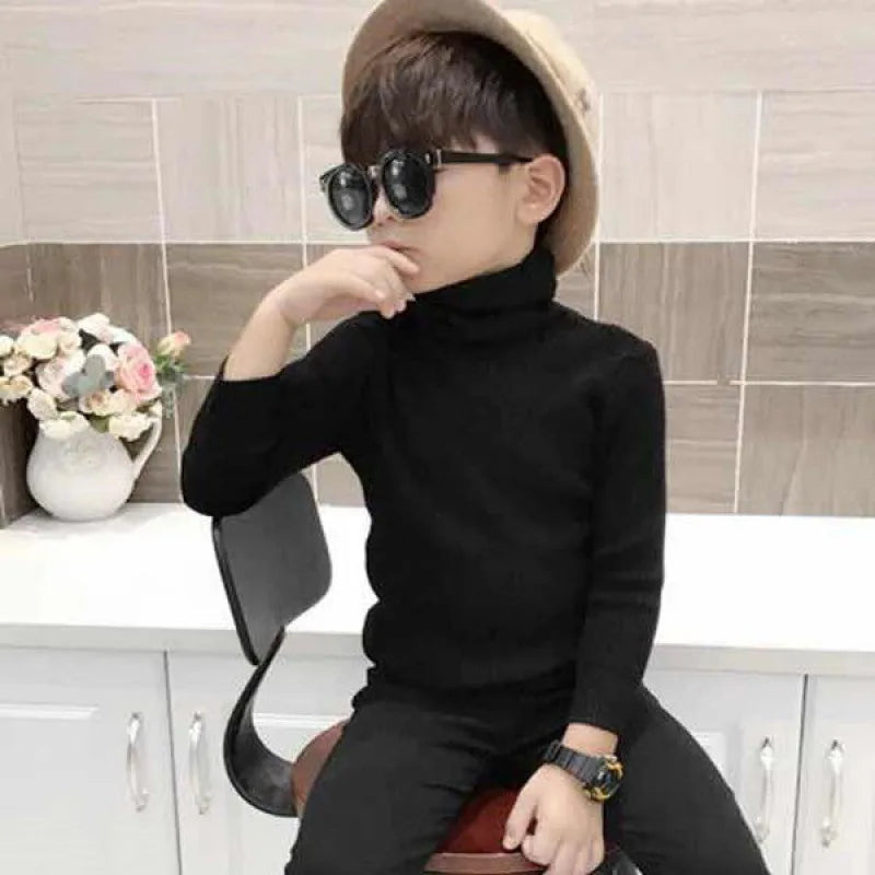 Fashion Girls Winter Turtleneck Knitted Sweaters