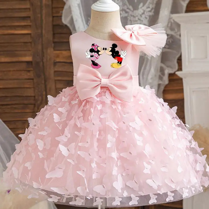 Mickey Minnie Mouse Girls Princess Butterfly Dresses For Kids Birthday & Christmas Party