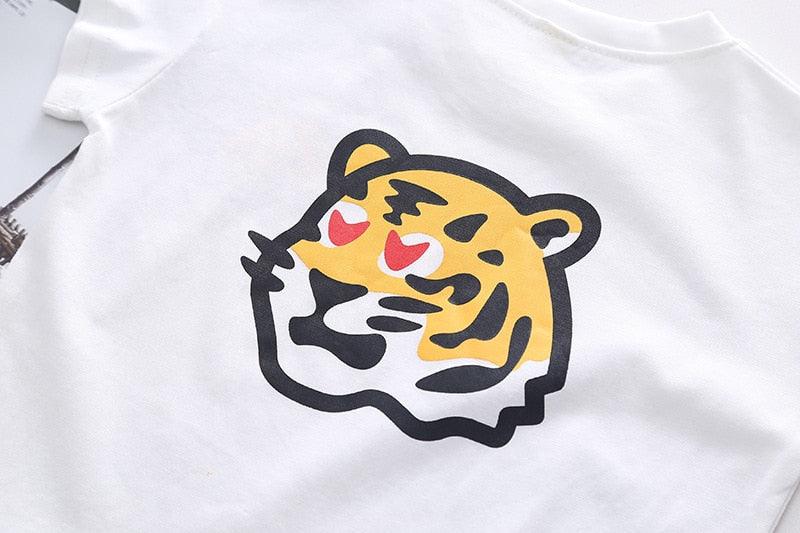 Baby J-N Tiger T-shirts 2Pcs/sets
