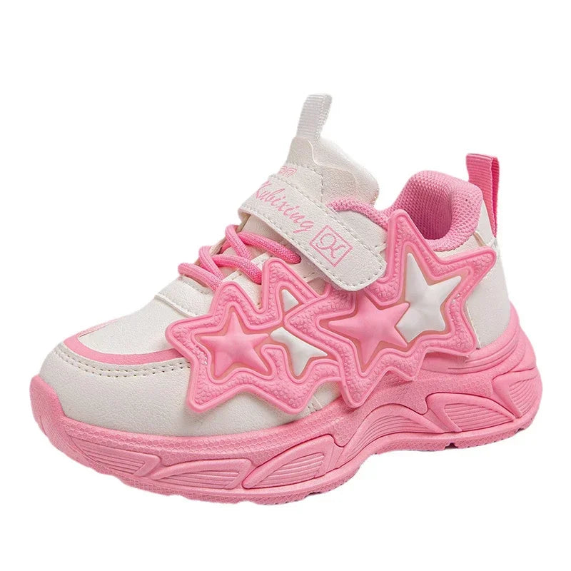 Stars Girls Sports Running Sneakers