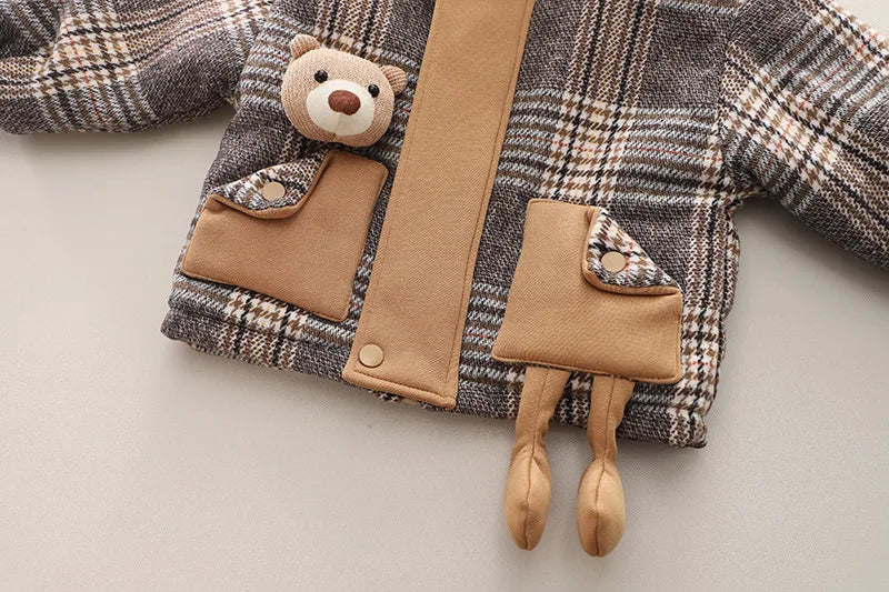 Thickened Plush Jacket for Boys