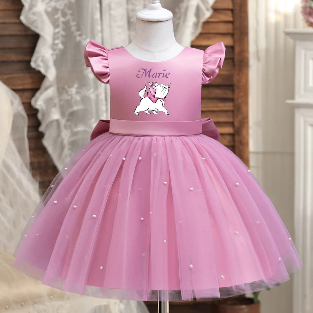 Marie Cat Toddler Girl  Dress