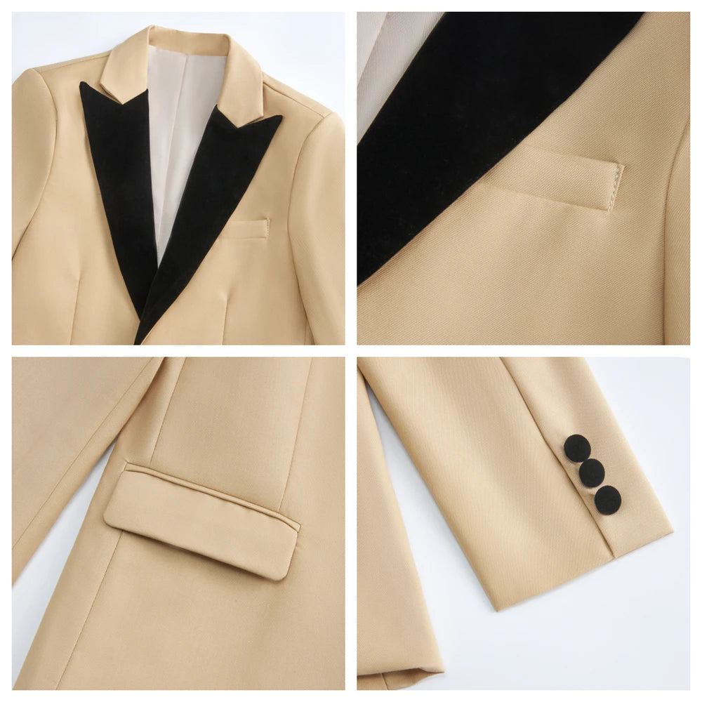 Champagne Wedding Suit Set for Boys