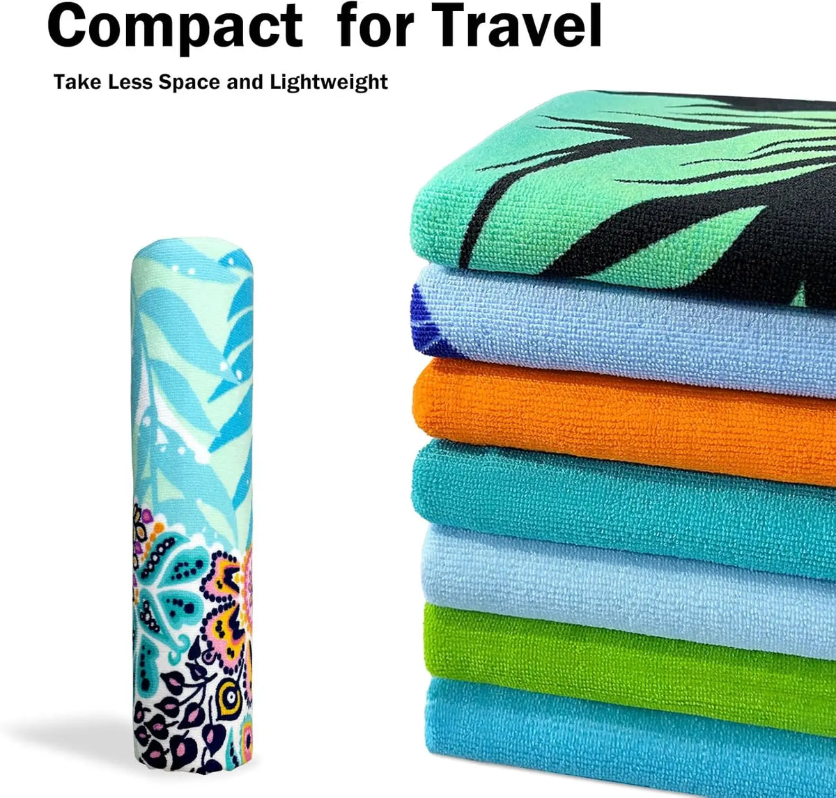 Sand Resistant Beach Towel -Quick Dry Microfiber Beach Towel