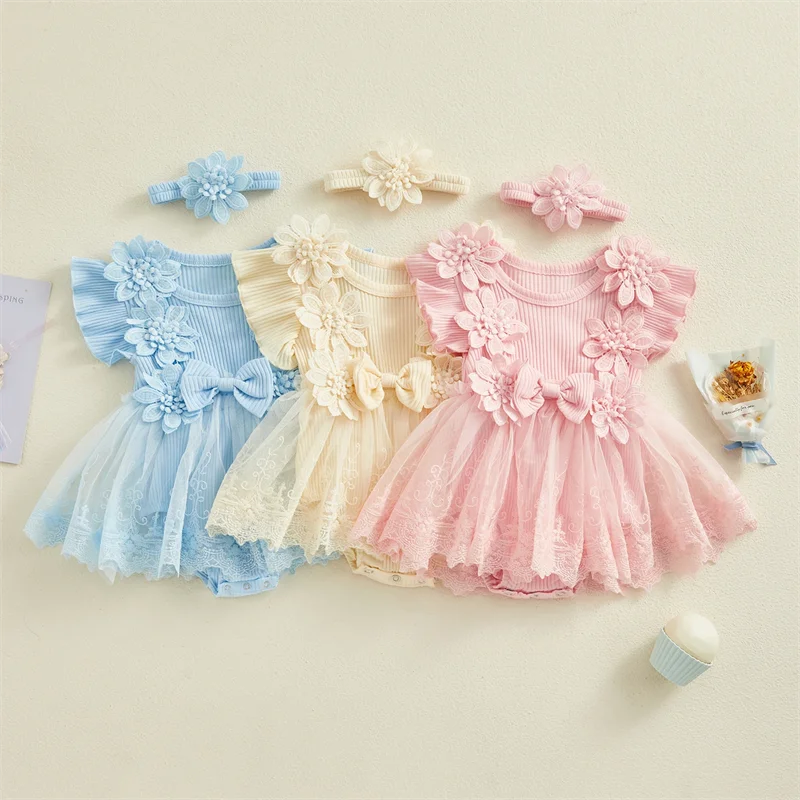 Girls Romper Princess  Dress