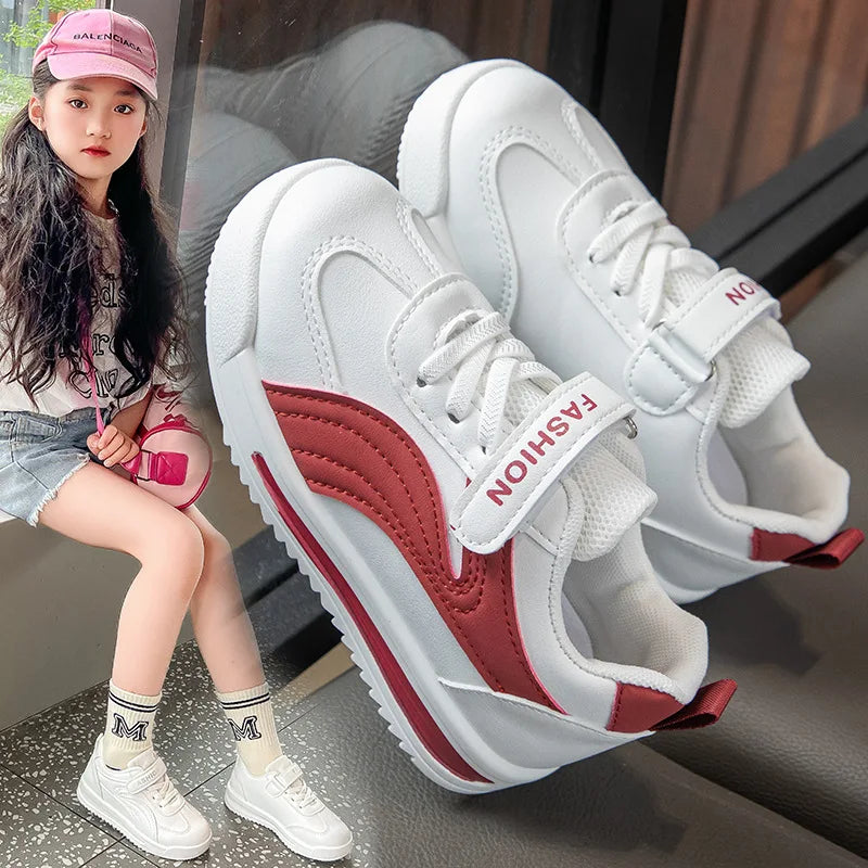 New Leather Upper Sneakers for Kids