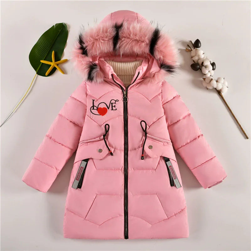 Thick Cotton Jackets  For Girls