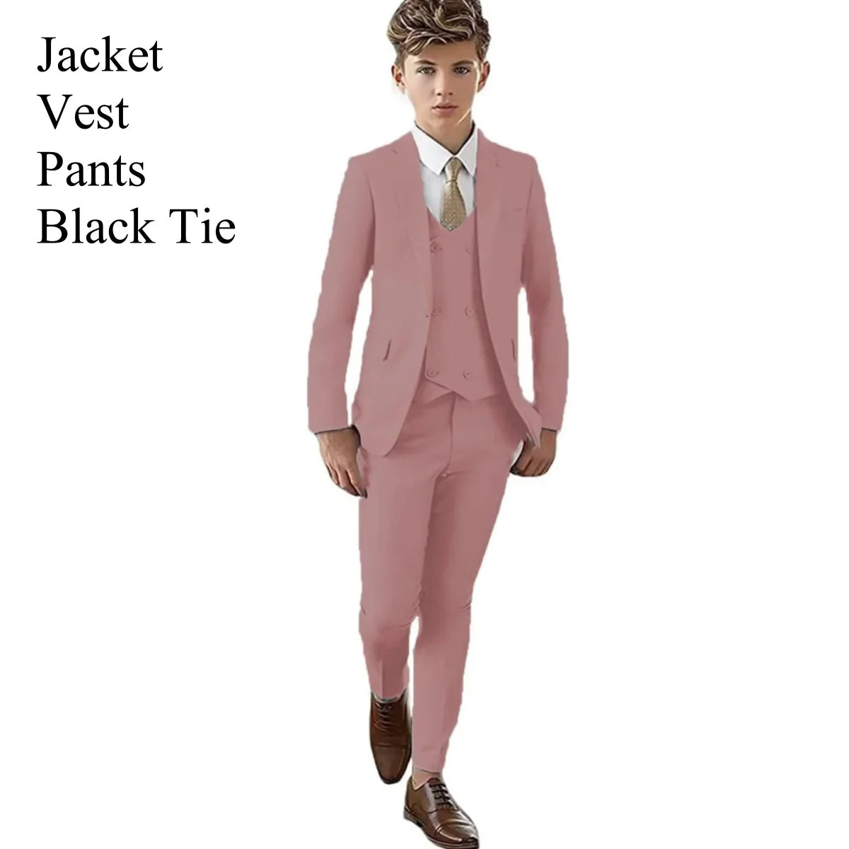 Classic 4-Piece Suits for Boys 3T-14