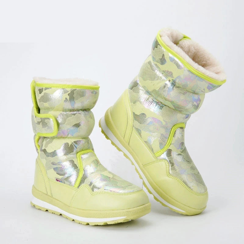 Camouflage Winter Warm Plush