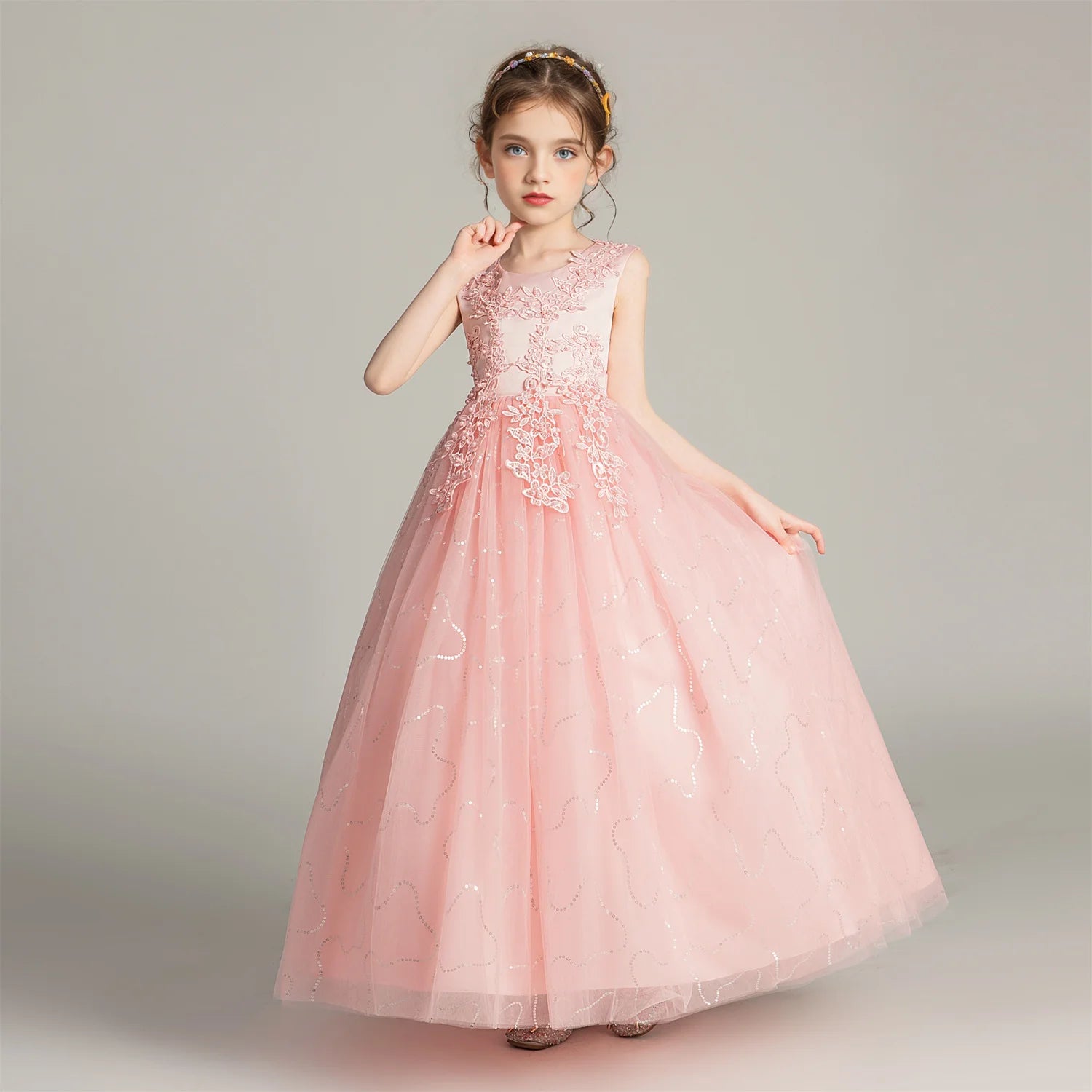 Lace Dress Gown Princess