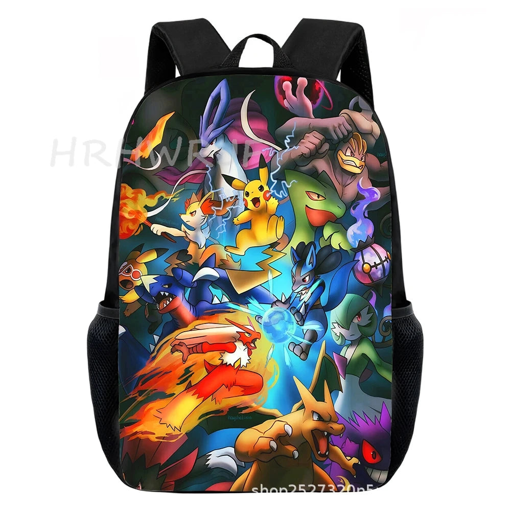 Cartoon Pikachu Backpacks