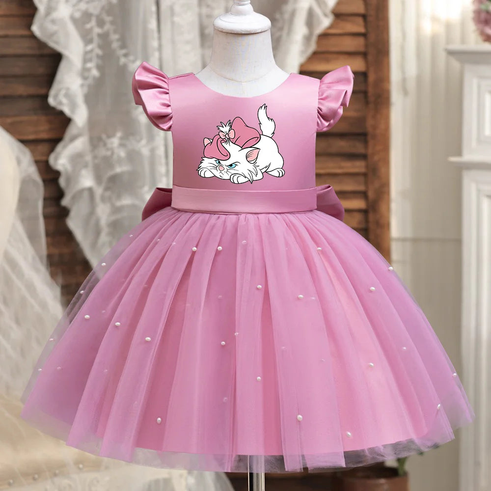 Marie Cat Toddler Girl  Dress