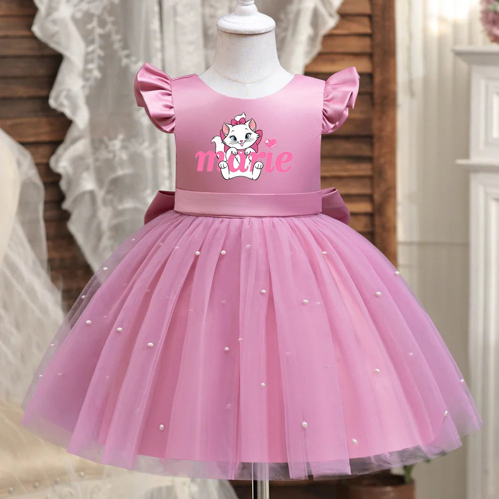 Marie Cat Toddler Girl  Dress