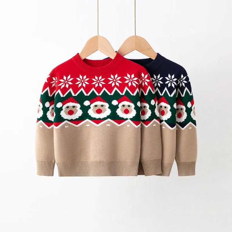 Boys & Girls Cute Xmas Pullovers
