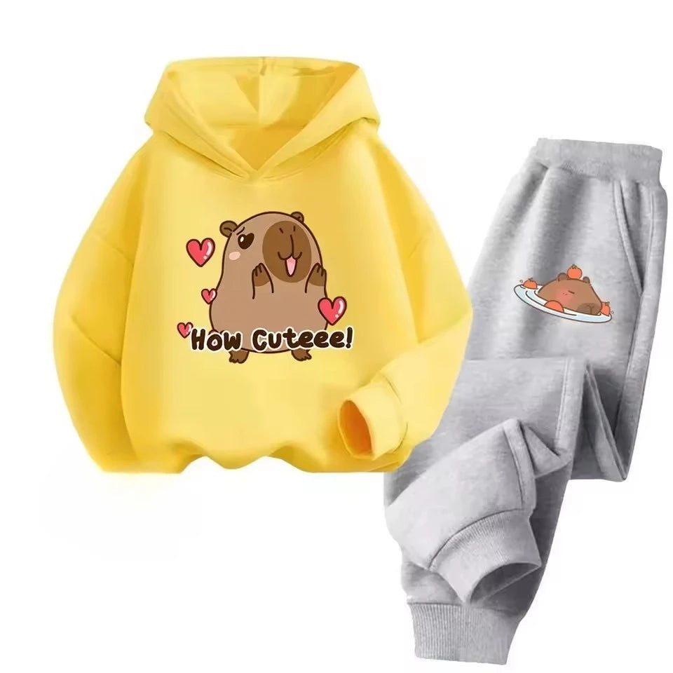 Warm Cartoon Capybara