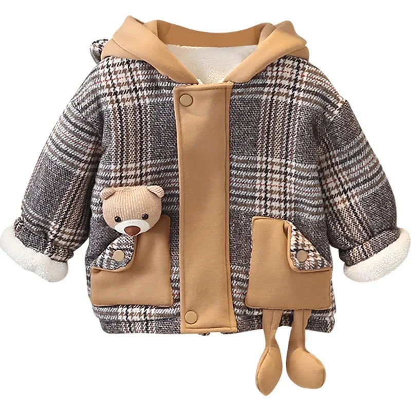 Thickened Plush Jacket for Boys