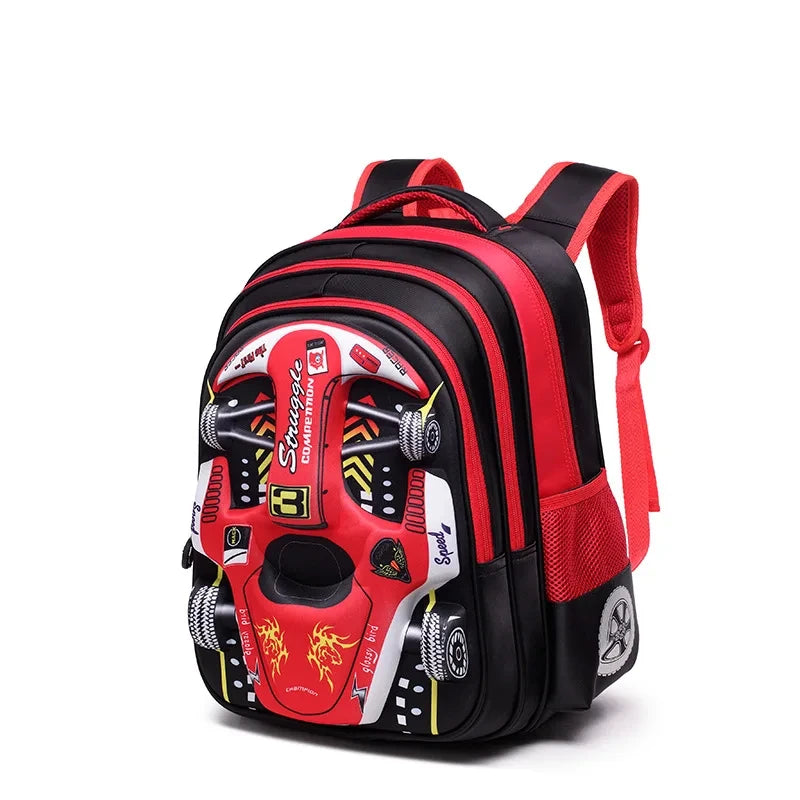 Racing 3D Kid Backpack