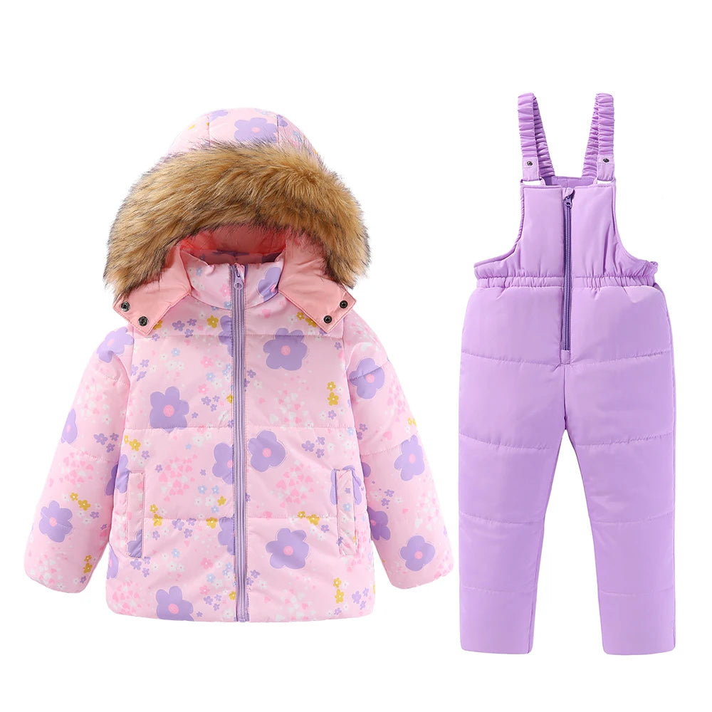 4-8T Kids Winter Warm Suit